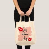 Tote Bag Fouille d'elsker de Jeg - le danois - je t'aime (Devant (produit))