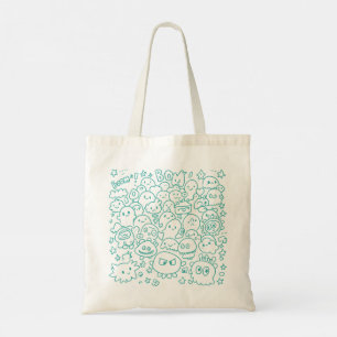 Tote Bag Foule de Kawaii