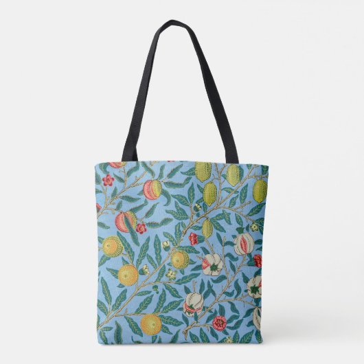 Tote Bag Four Fruits, pattern by William Morris (Dos)