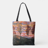 Tote Bag Four Trees, art d'Egon Schiele, (Dos)