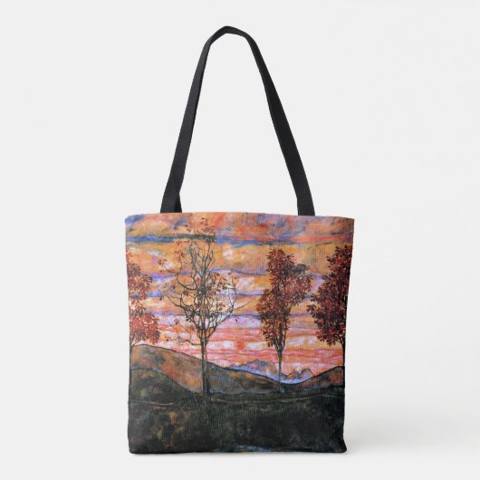 Tote Bag Four Trees, art d'Egon Schiele, (Dos)