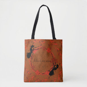 Tote Bag fourmi, affirmation positive, expression inspirant