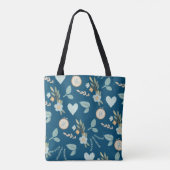 Tote Bag Fournitures de tricot Monogramme brodé (Dos)