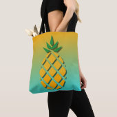 Tote Bag Fourre-tout à ananas tropical (De près)