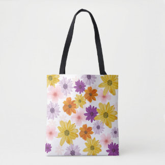 Tote Bag Fourre-tout à fleurs