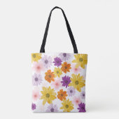 Tote Bag Fourre-tout à fleurs (Dos)