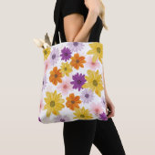 Tote Bag Fourre-tout à fleurs (De près)