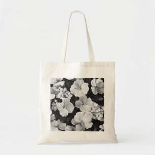 Tote Bag Fourre-tout à fleurs monochromes