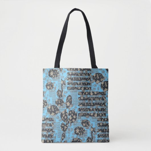Tote Bag fourre-tout à thème musical (Devant)