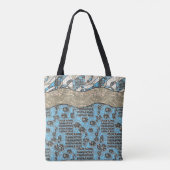 Tote Bag fourre-tout à thème musical (Dos)