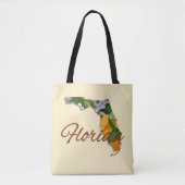 Tote Bag Fourre-tout à tous les niveaux - FLORIDE (Devant)