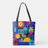 Tote Bag Fourre-tout Abstrait (Dos)