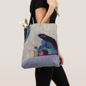 Tote Bag Fourre-tout Abstrait Art Shoulder (De près)