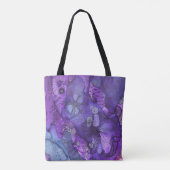 Tote Bag Fourre-tout Abstraite de lumière violette (Dos)