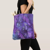 Tote Bag Fourre-tout Abstraite de lumière violette (De près)