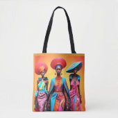 Tote Bag Fourre-tout Afrique (Devant)
