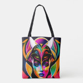 Tote Bag Fourre-tout afro-chic (Dos)