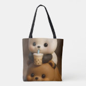 Tote Bag "Fourre-tout-ally Burgerlicious (Dos)