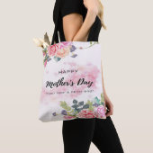 Tote Bag Fourre-tout-ally la meilleure maman : Bonne fête d (De près)