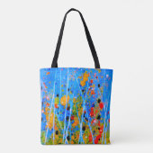 Tote Bag Fourre-tout aux couleurs éclaboussées (Dos)