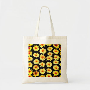 Tote Bag Fourre-tout aux fleurs jaunes