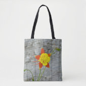 Tote Bag Fourre-tout avec la fleur colombine (Devant)