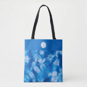 Tote Bag Fourre-tout Blue Tie Dye (Devant)