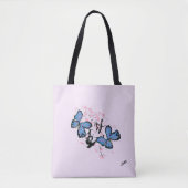 Tote Bag Fourre-tout : Brise des papillons (Devant)