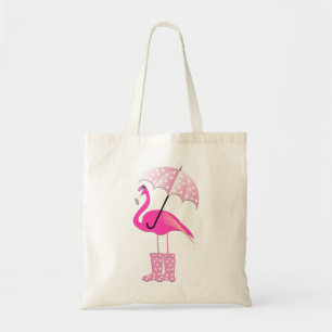 Tote Bag Fourre-tout budget Flamant rose rose