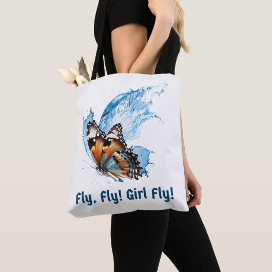 Tote Bag Fourre-tout Butterly (De près)