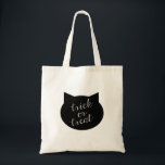 Tote Bag Fourre-tout - Chat noir<br><div class="desc">Ajoutez un peu de gentillesse à vos gâteries cet Halloween avec ce chaton noir chateau chéri ou traitez fourre-tout.</div>