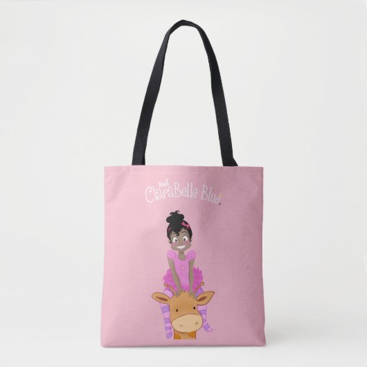 Tote Bag Fourre-tout - ClaraBelle et Ford parfaits (rose) (Devant)