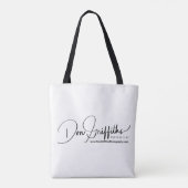 Tote Bag Fourre-tout "Coup d'oeil-un-Bleu" (Dos)