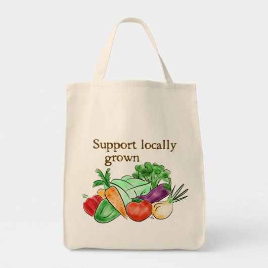 Tote Bag Fourre-tout cultivée localement (Devant)