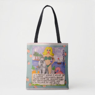 Tote Bag Fourre-tout-dans un monde parfait chaque chien