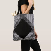 Tote Bag Fourre-tout d'art multihachage (De près)