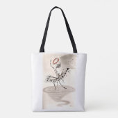 Tote Bag Fourre-tout de flux et de flamme (Dos)