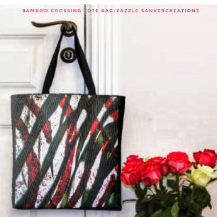 Tote Bag Fourre-tout de franchissement de bambou