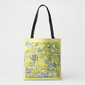 Tote Bag Fourre-tout de graphique de section (Devant)