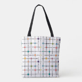 Tote Bag Fourre-tout de grille atomique (Dos)