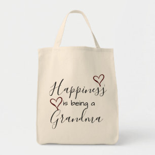 Tote Bag fourre-tout de la grand-maman - le bonheur est une