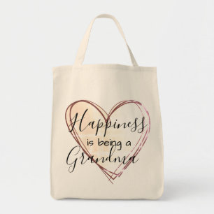 Tote Bag fourre-tout de la grand-maman - le bonheur est une