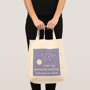 Tote Bag Fourre-tout de la mariée Je suis ma bien-aimée
