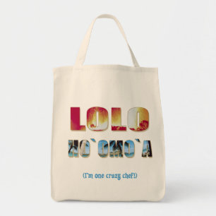 Tote Bag Fourre-tout de l'épicerie hawaïenne "Lolo Ho`omo`a