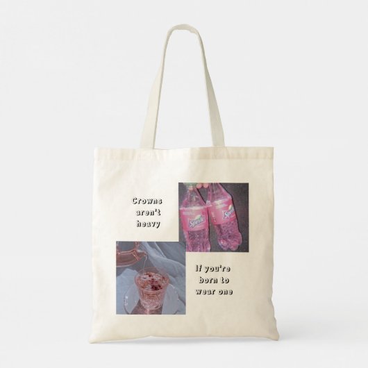 Tote Bag fourre-tout de marque girl power (thème pinterest) (Dos)