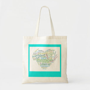 Tote Bag Fourre-tout de sensibilisation à la neuralgie tri