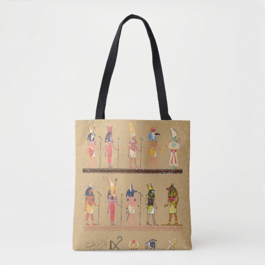 Tote Bag Fourre-tout de style égyptien (Devant)
