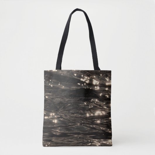 Tote Bag Fourre-tout d'eau sombre (Devant)