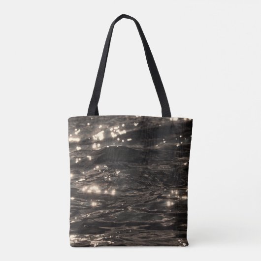 Tote Bag Fourre-tout d'eau sombre (Dos)