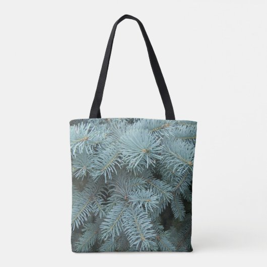 Tote Bag Fourre-tout d'épinette bleue (Dos)